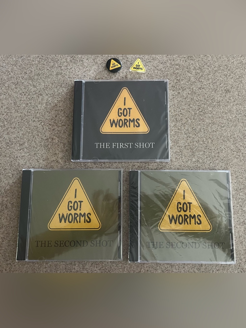 I Got Worms CD Lot - The First Shot + The Second Shot
